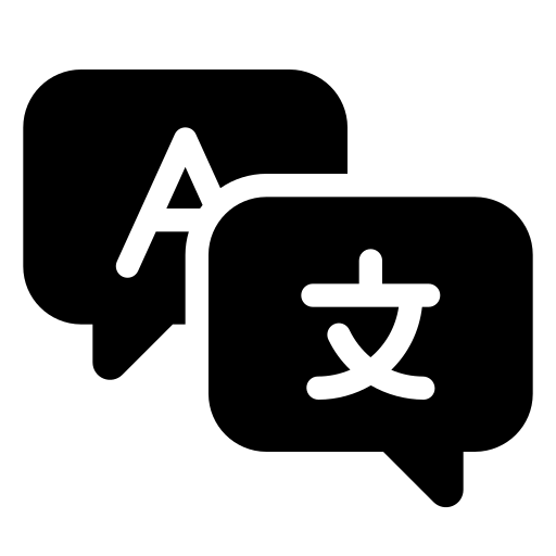 Icône langues